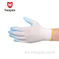 Hespax Microfoam Guantes de nitrilo Servicio de grado alimenticio Anti-Slip